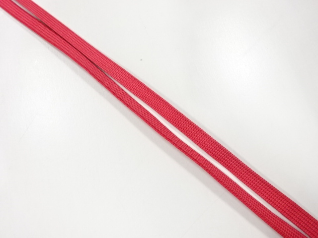 アンティーク　正絹　帯留め用手組三分紐